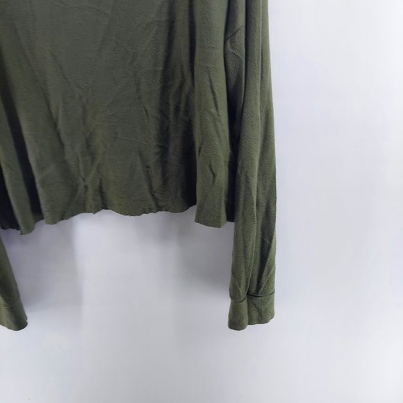 lulus green sweatshirt women size large - Picture 3 of 7